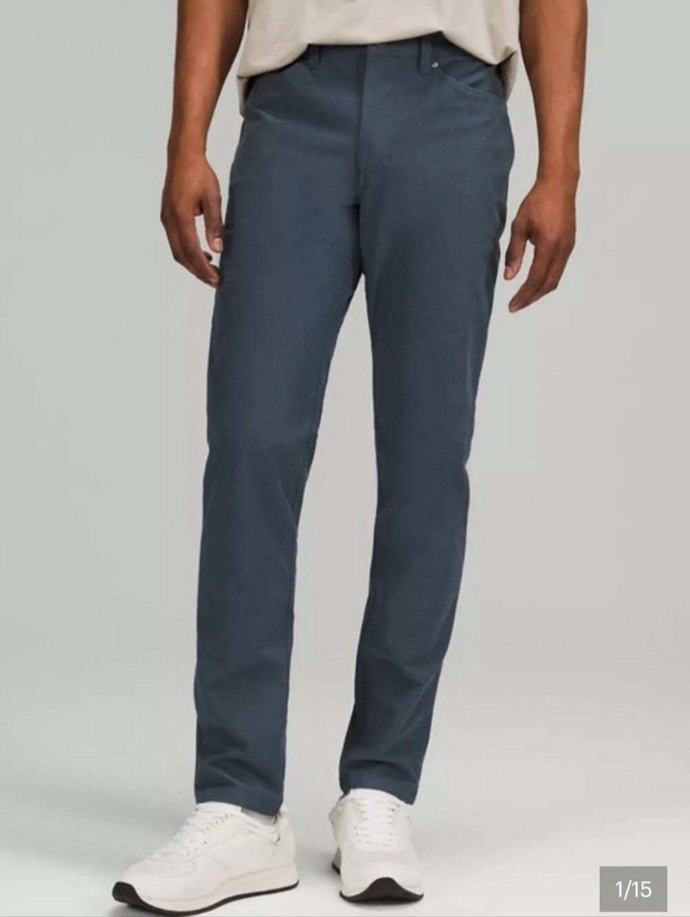 lululemon athletica ABC slim Fit Utilitech Stretch Canvas Size 34